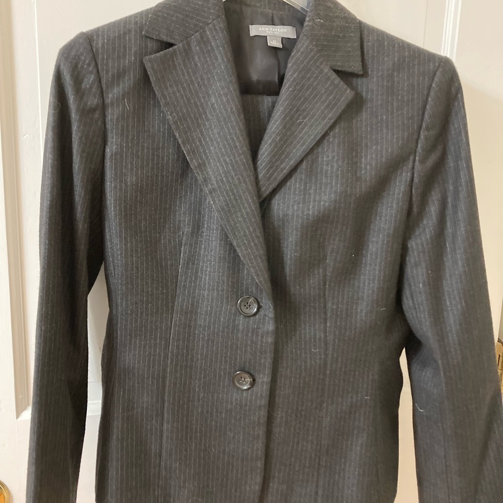 Ann Taylor wool/cashmere blend pant suit